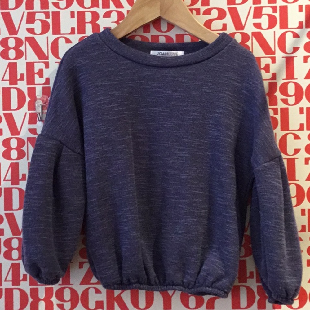 Joah Love Bubble Sleeve Top, NEW WITH TAGS, Size 2T